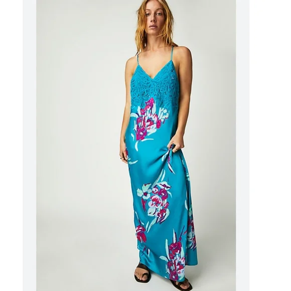 lace boho dress maxi Shane